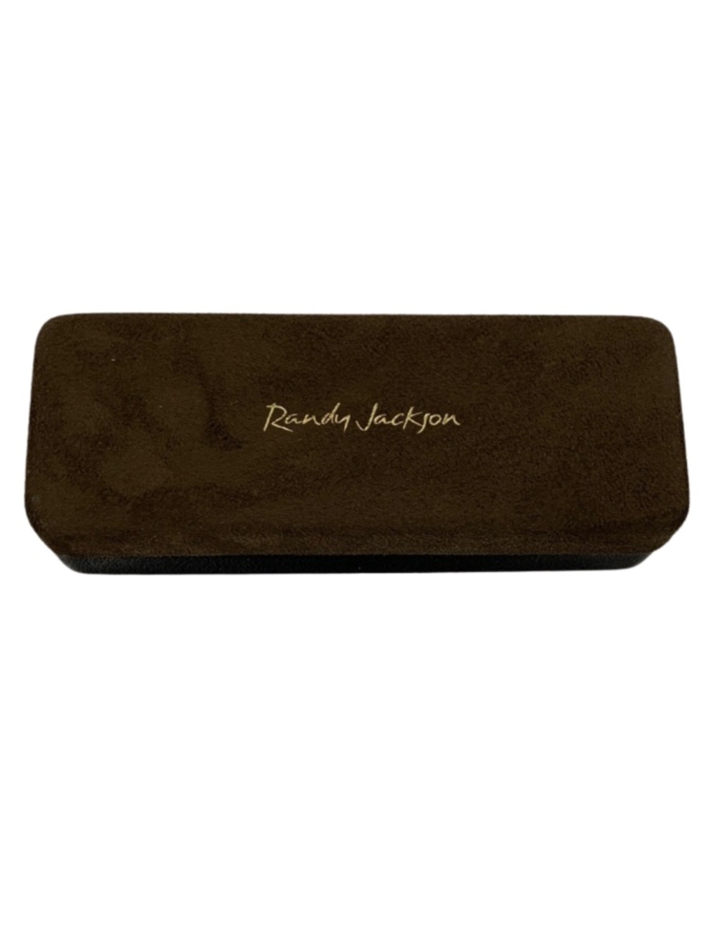 Suede Type Brown Glasses Hard Clam Shell Case Only No Glasses Minimalist Casual